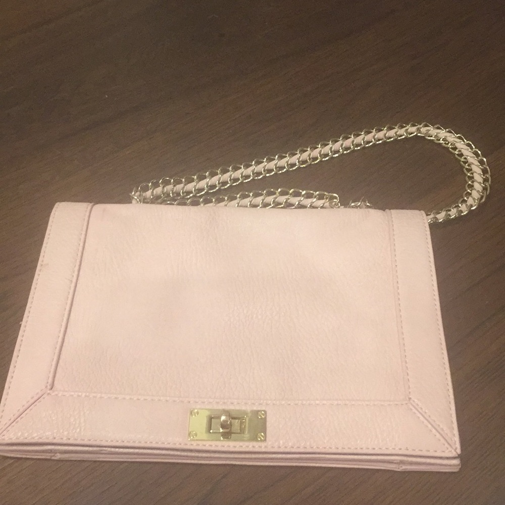 Olivia & Joy leather pink bag.
